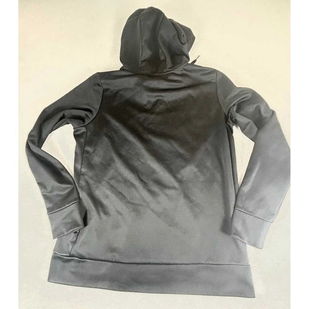 Nike Dri-Fit Full Zip Hoodie Kids Medium Black Performance Sweatshirt 872691-010